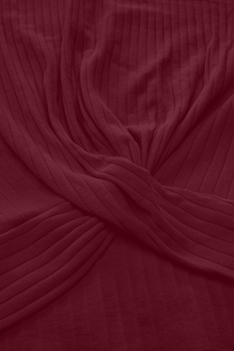 Twisted Hem Front T-Shirt