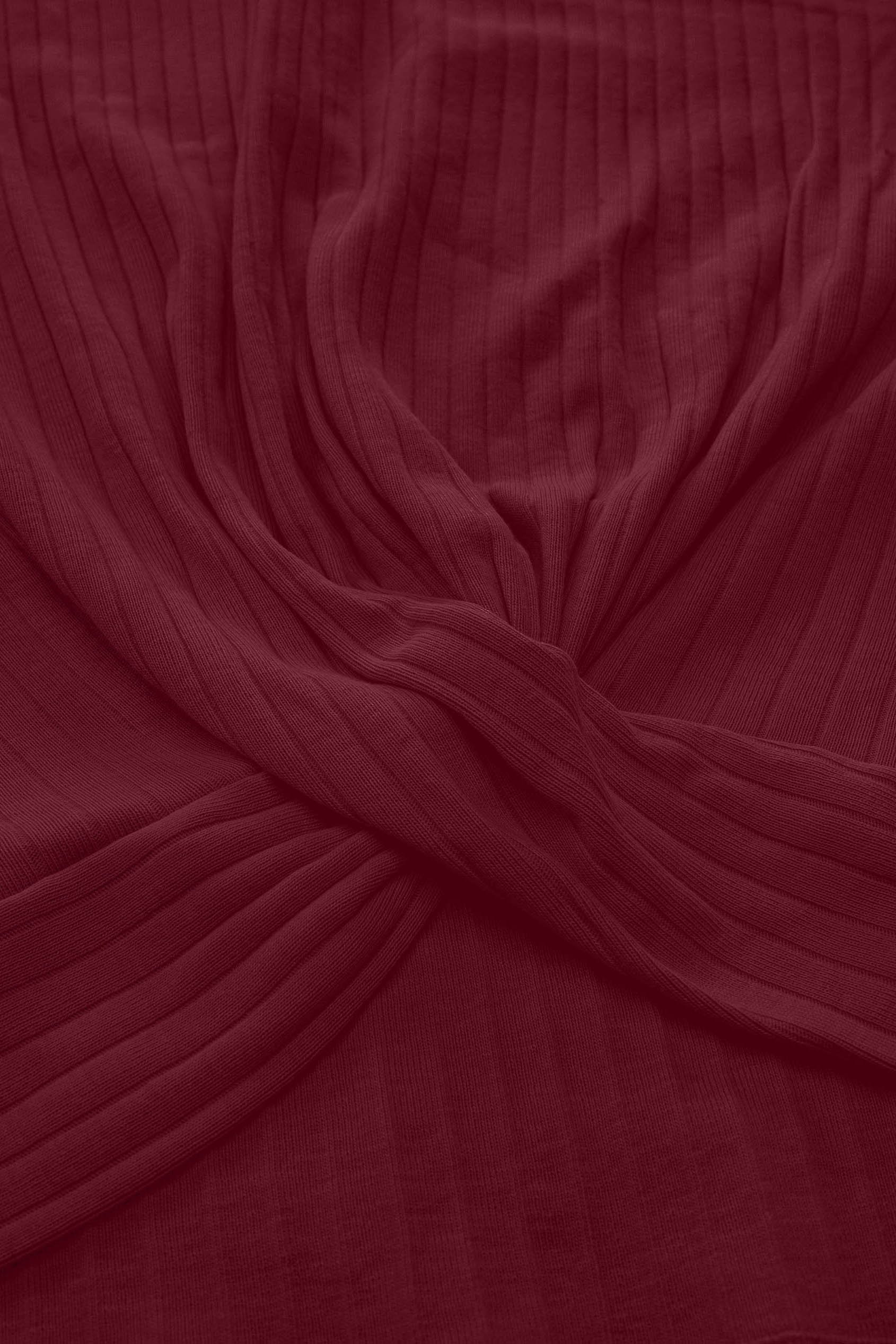 Twisted Hem Front T-Shirt