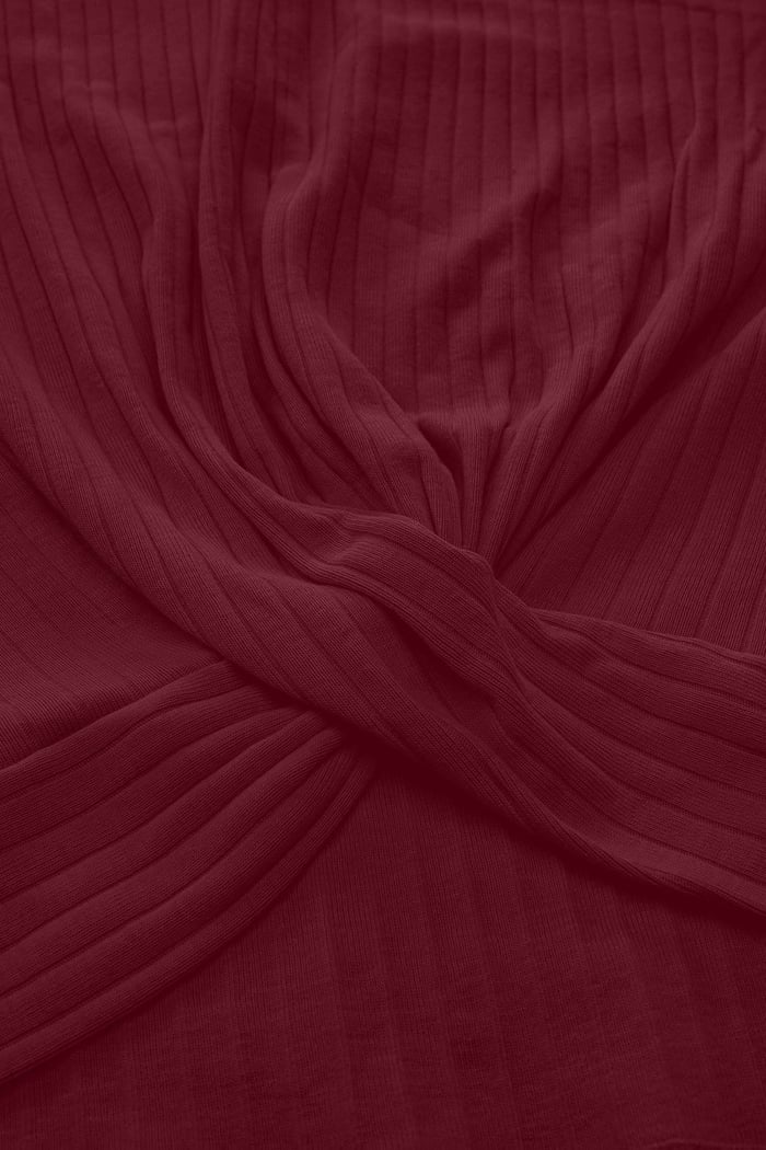 Twisted Hem Front T-Shirt