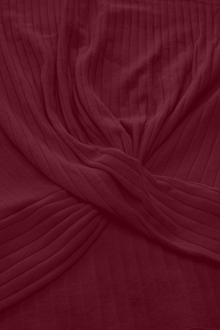 Twisted Hem Front T-Shirt