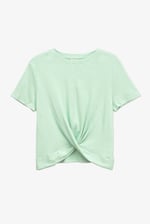 Twisted Hem Front T-Shirt