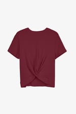Twisted Hem Front T-Shirt