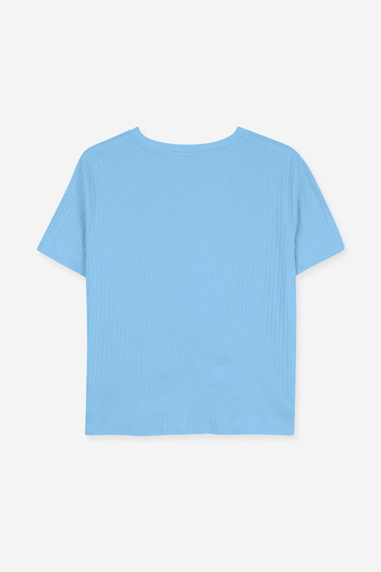 Twisted Hem Front T-Shirt