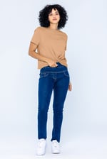 Twisted Hem Front T-Shirt