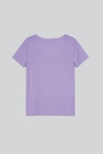 Lace Pocket V-Neck Tee