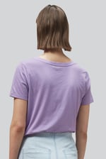 Lace Pocket V-Neck Tee