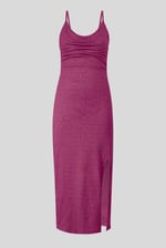 Stretch Jersey Metallic Midi Cami Dress