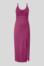 Stretch Jersey Metallic Midi Cami Dress