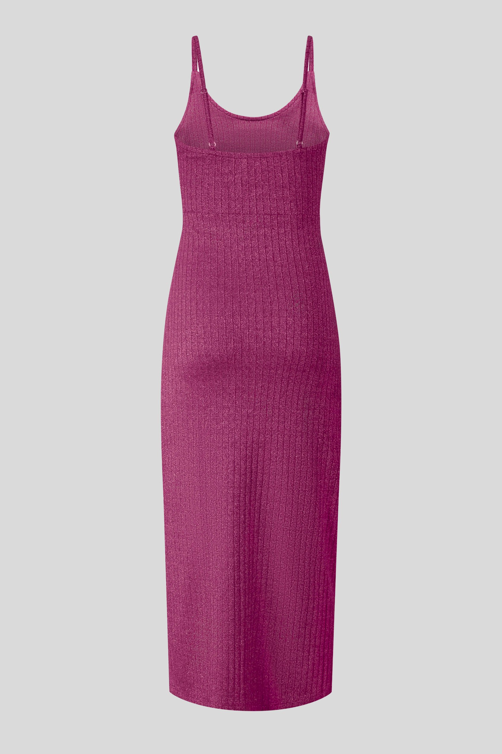 Stretch Jersey Metallic Midi Cami Dress