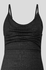 Stretch Jersey Metallic Midi Cami Dress