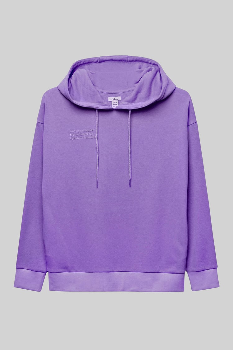 Slogan Life Tonnel Rib Hoodies