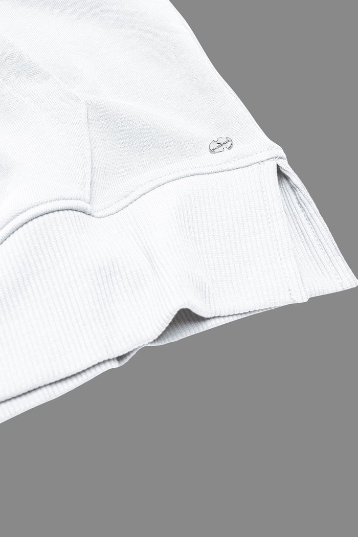 Sleeveless Raw Edge Hoodie