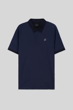 Mens Oxford Collar Pique Polo Shirt