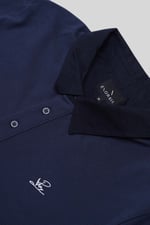 Mens Oxford Collar Pique Polo Shirt
