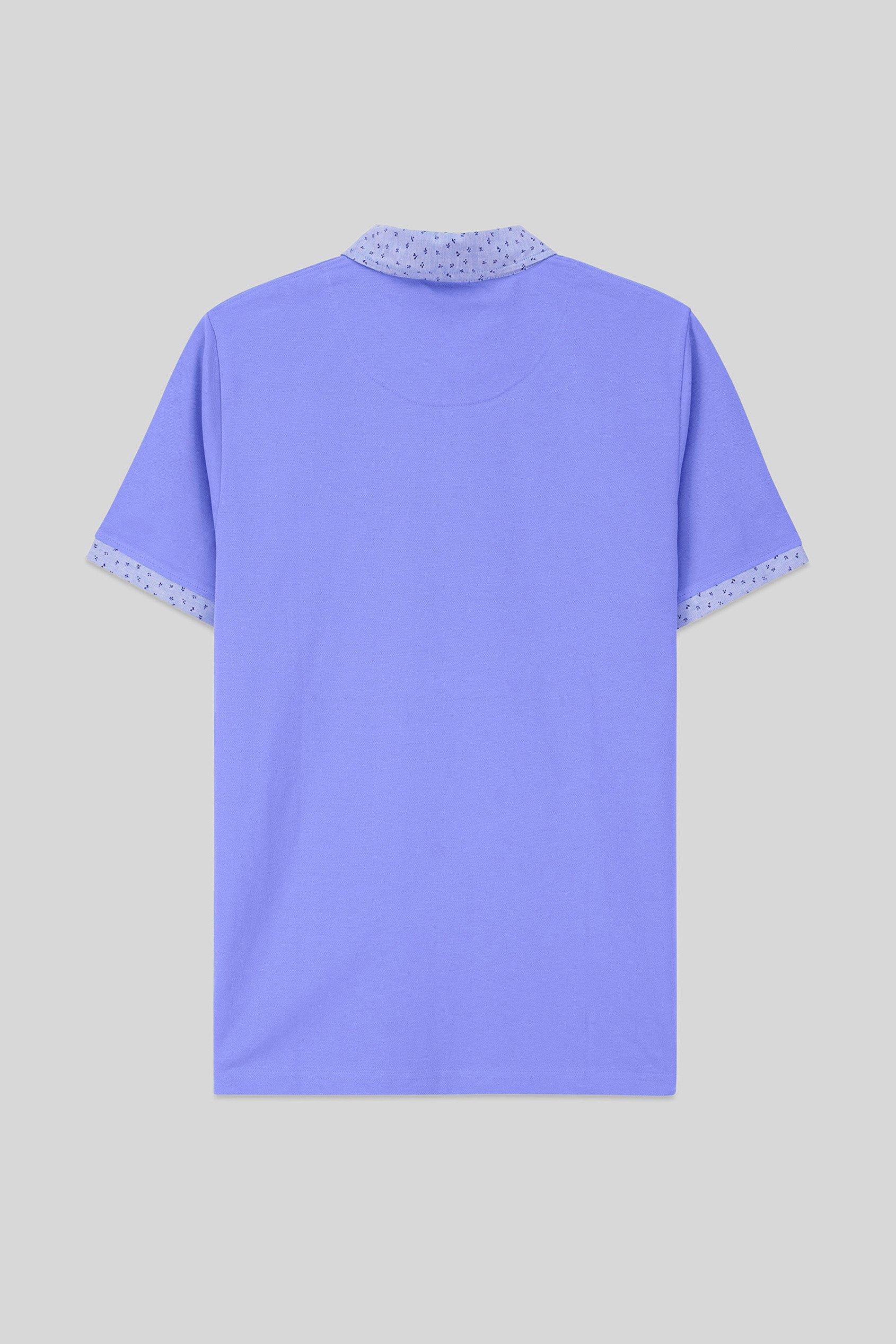 Mens Oxford Collar Pique Polo Shirt