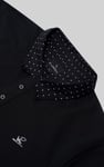Mens Oxford Collar Pique Polo Shirt