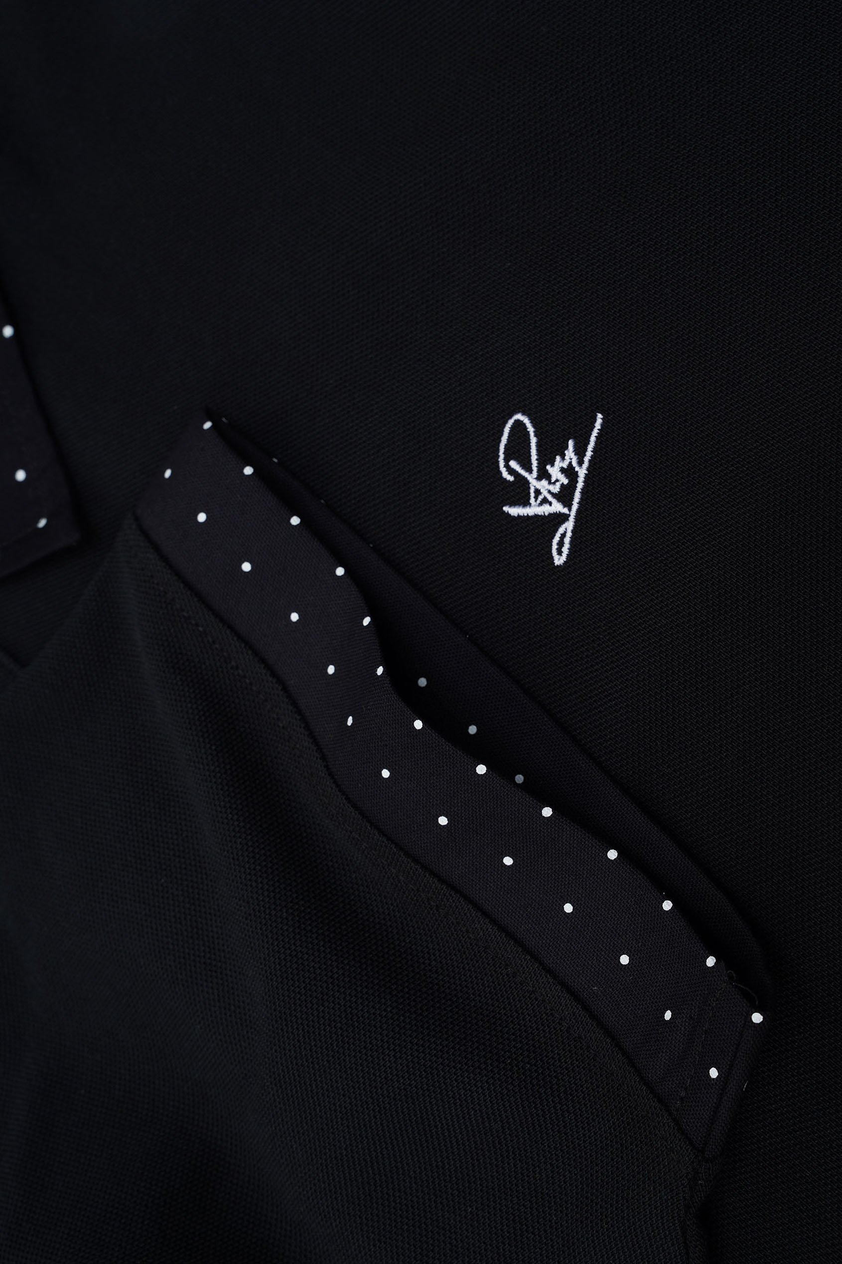 Mens Oxford Collar Pique Polo Shirt