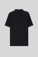 Mens Oxford Collar Pique Polo Shirt