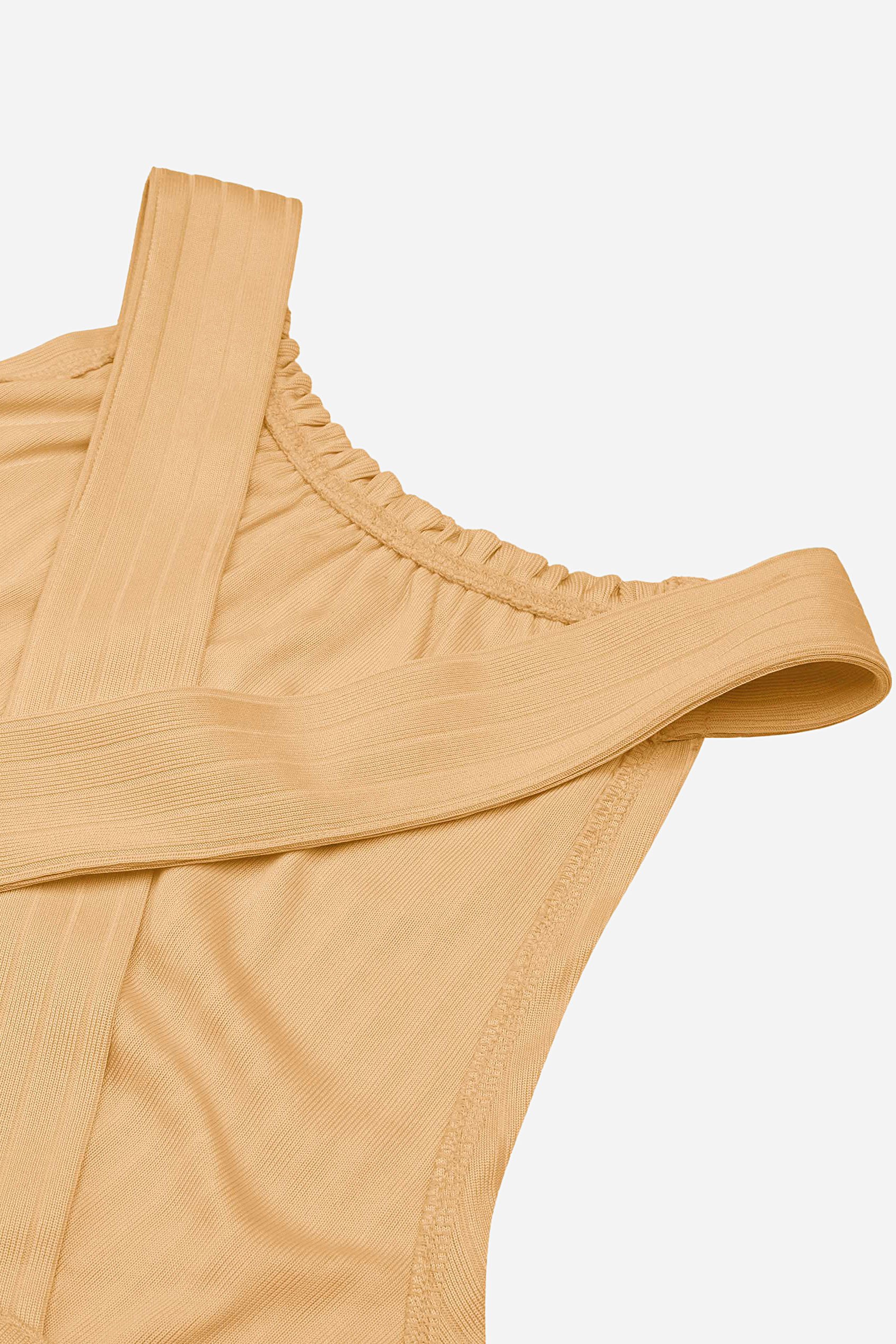 Halter Neck Dress with Criss-Cross Back