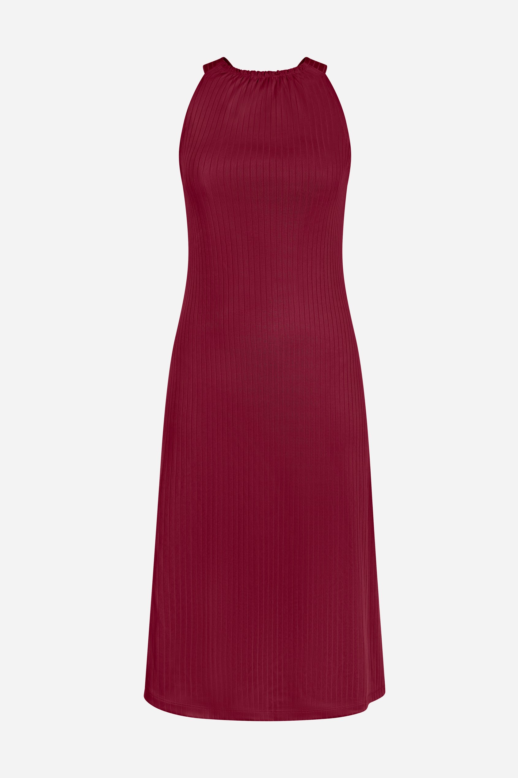 Halter Neck Dress with Criss-Cross Back