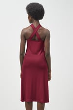 Halter Neck Dress with Criss-Cross Back