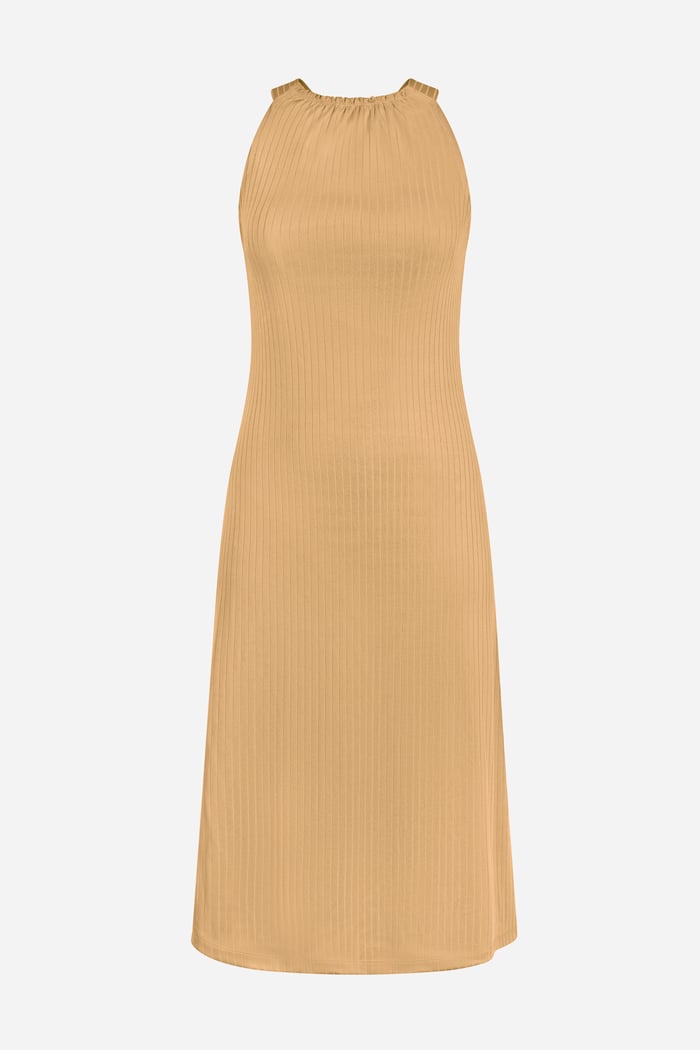 Halter Neck Dress with Criss-Cross Back