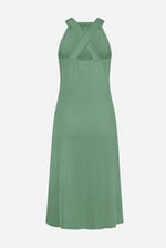 Halter Neck Dress with Criss-Cross Back