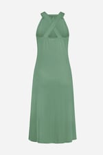 Halter Neck Dress with Criss-Cross Back