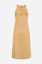 Halter Neck Dress with Criss-Cross Back
