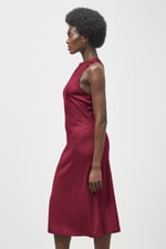 Halter Neck Dress with Criss-Cross Back