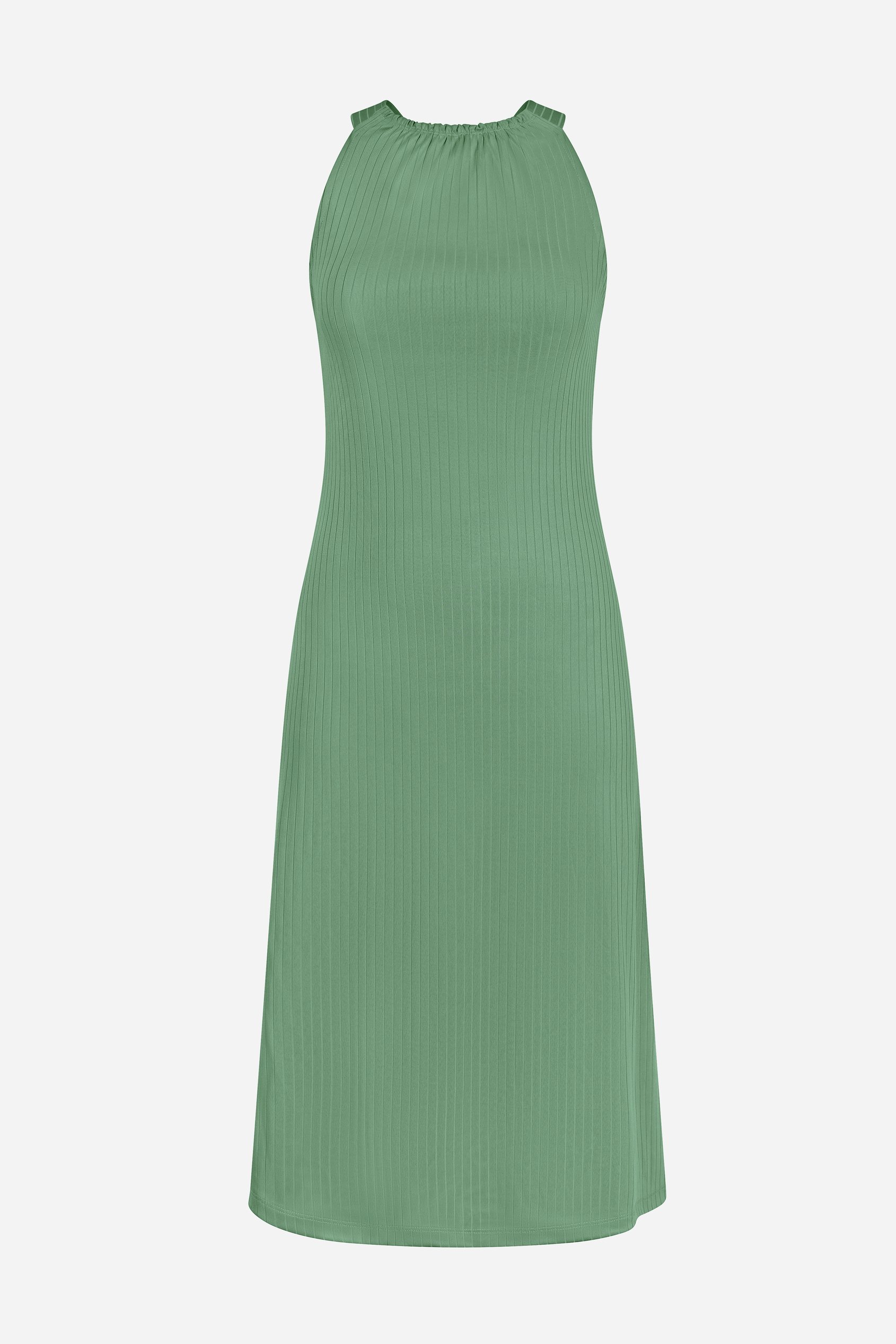 Halter Neck Dress with Criss-Cross Back