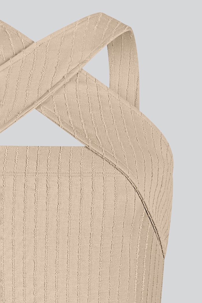 Cross Front Halter Neck dress