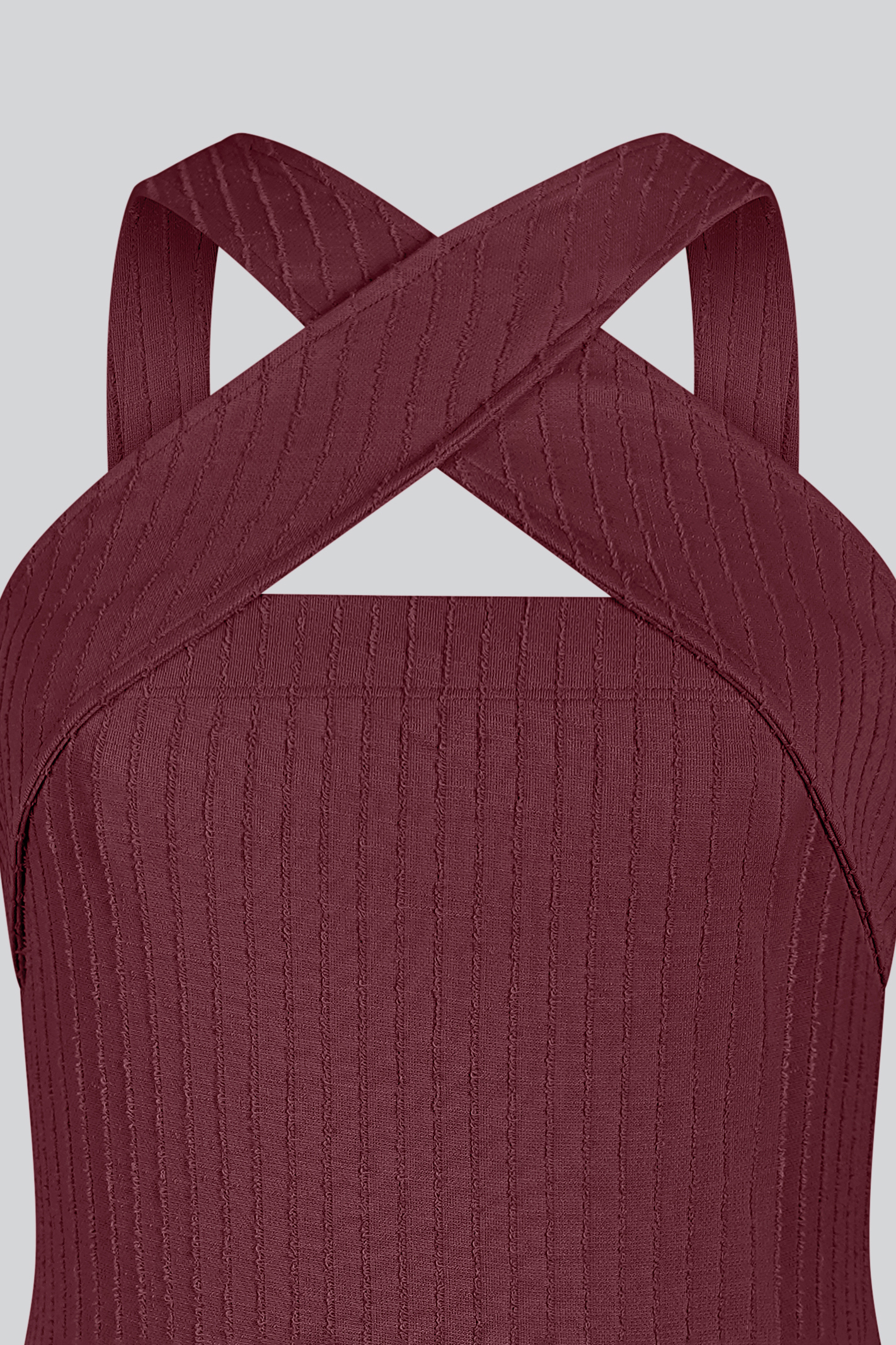 Cross Front Halter Neck dress