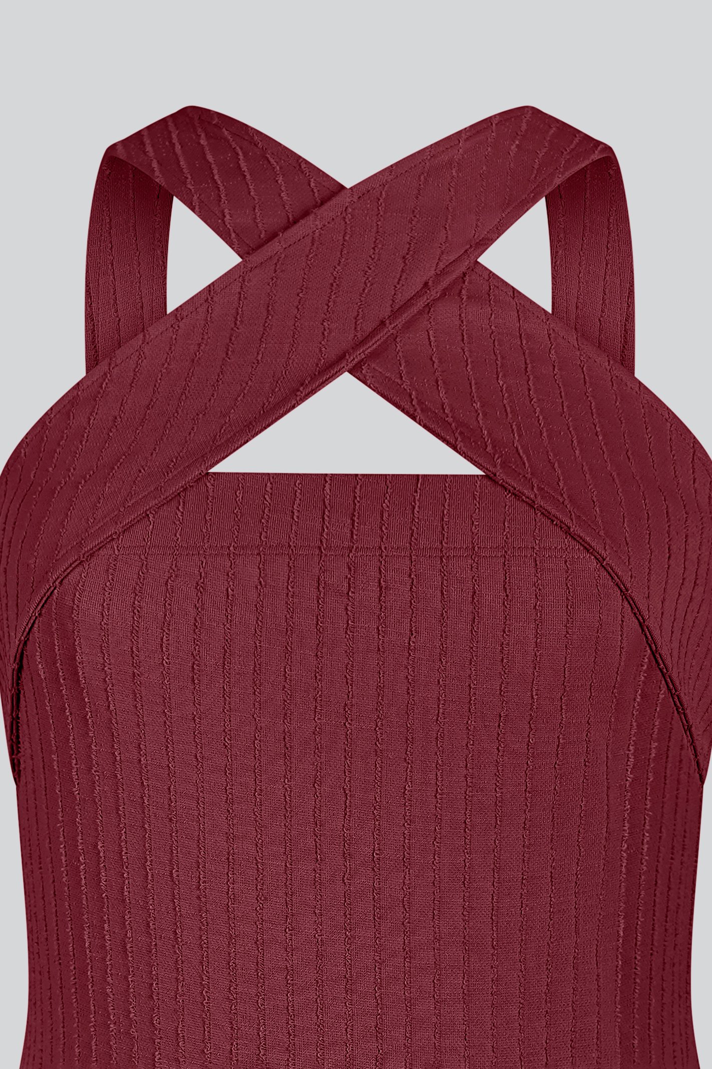 Cross Front Halter Neck dress