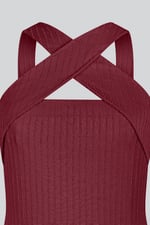 Cross Front Halter Neck dress