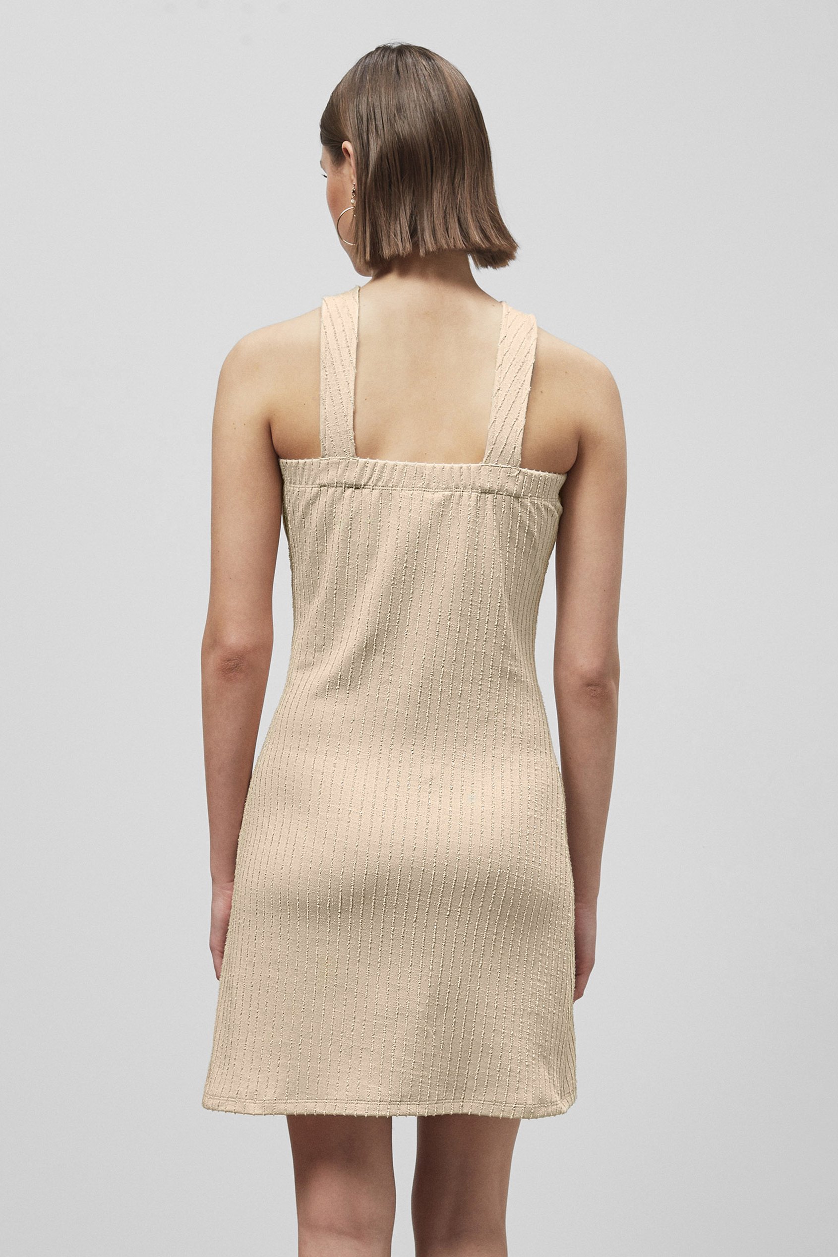 Cross Front Halter Neck dress