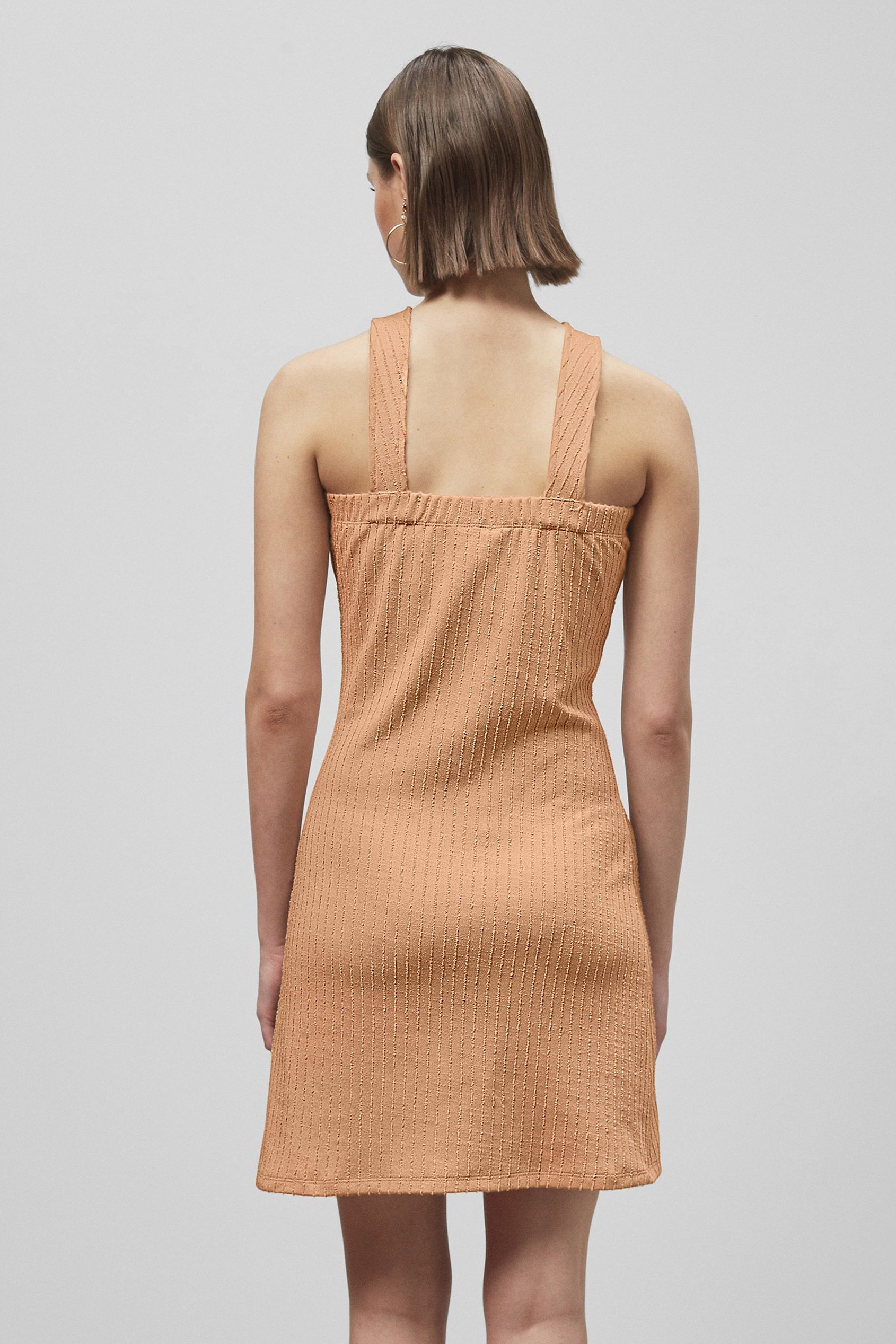 Cross Front Halter Neck dress