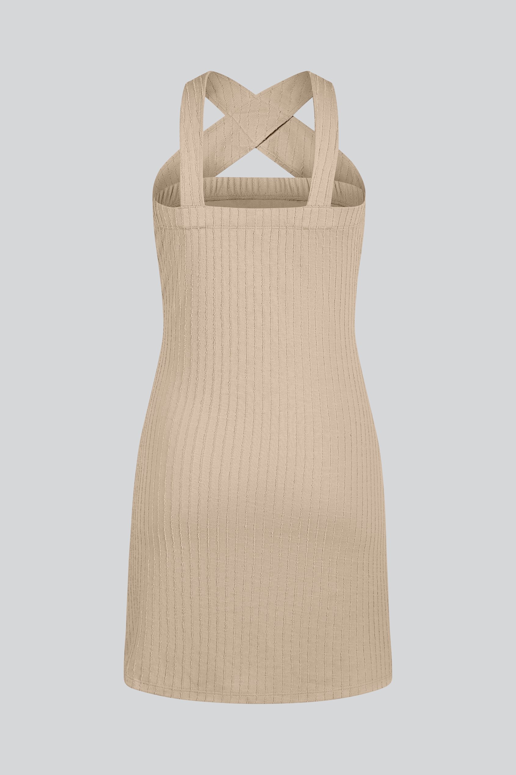 Cross Front Halter Neck dress