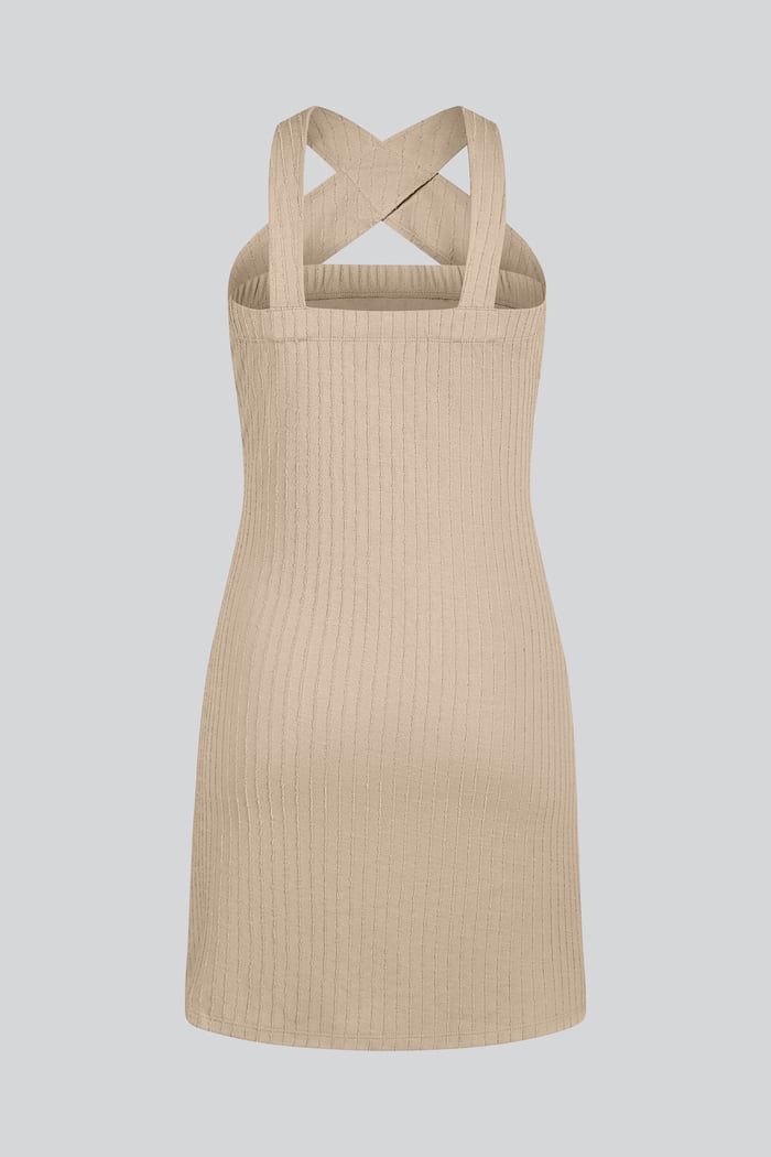 Cross Front Halter Neck dress