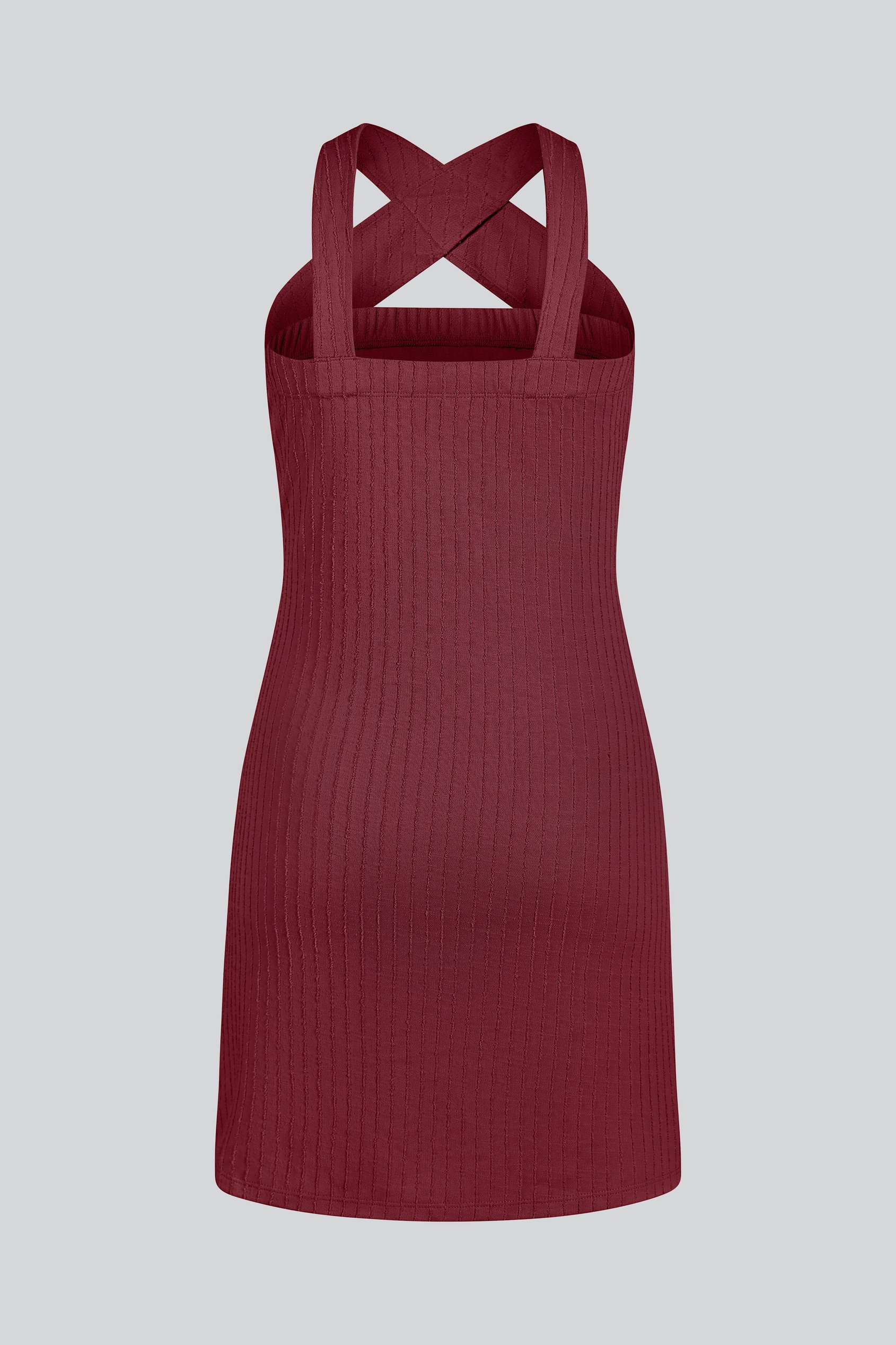 Cross Front Halter Neck dress