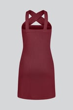 Cross Front Halter Neck dress