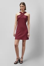 Cross Front Halter Neck dress