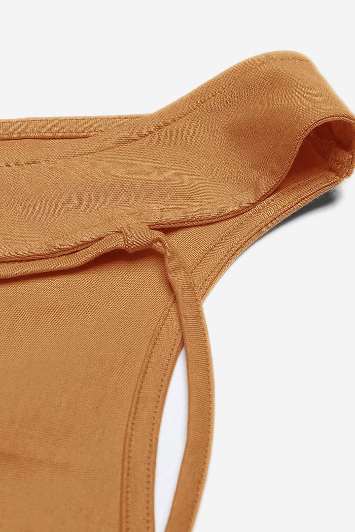 Jersey Dress with Adjustable Self-Fabric Straps