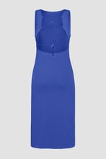 Jersey Dress with Adjustable Self-Fabric Straps