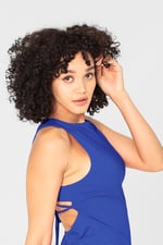 Jersey Dress with Adjustable Self-Fabric Straps