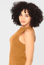 Jersey Dress with Adjustable Self-Fabric Straps