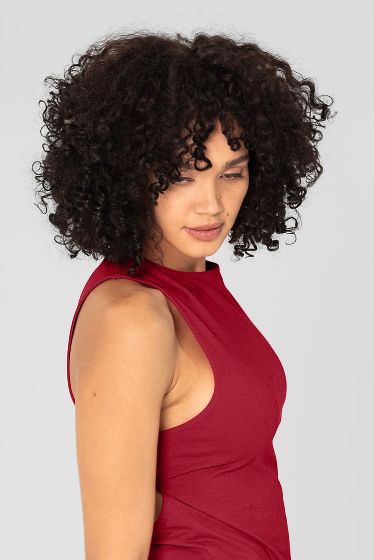 Jersey Dress with Adjustable Self-Fabric Straps