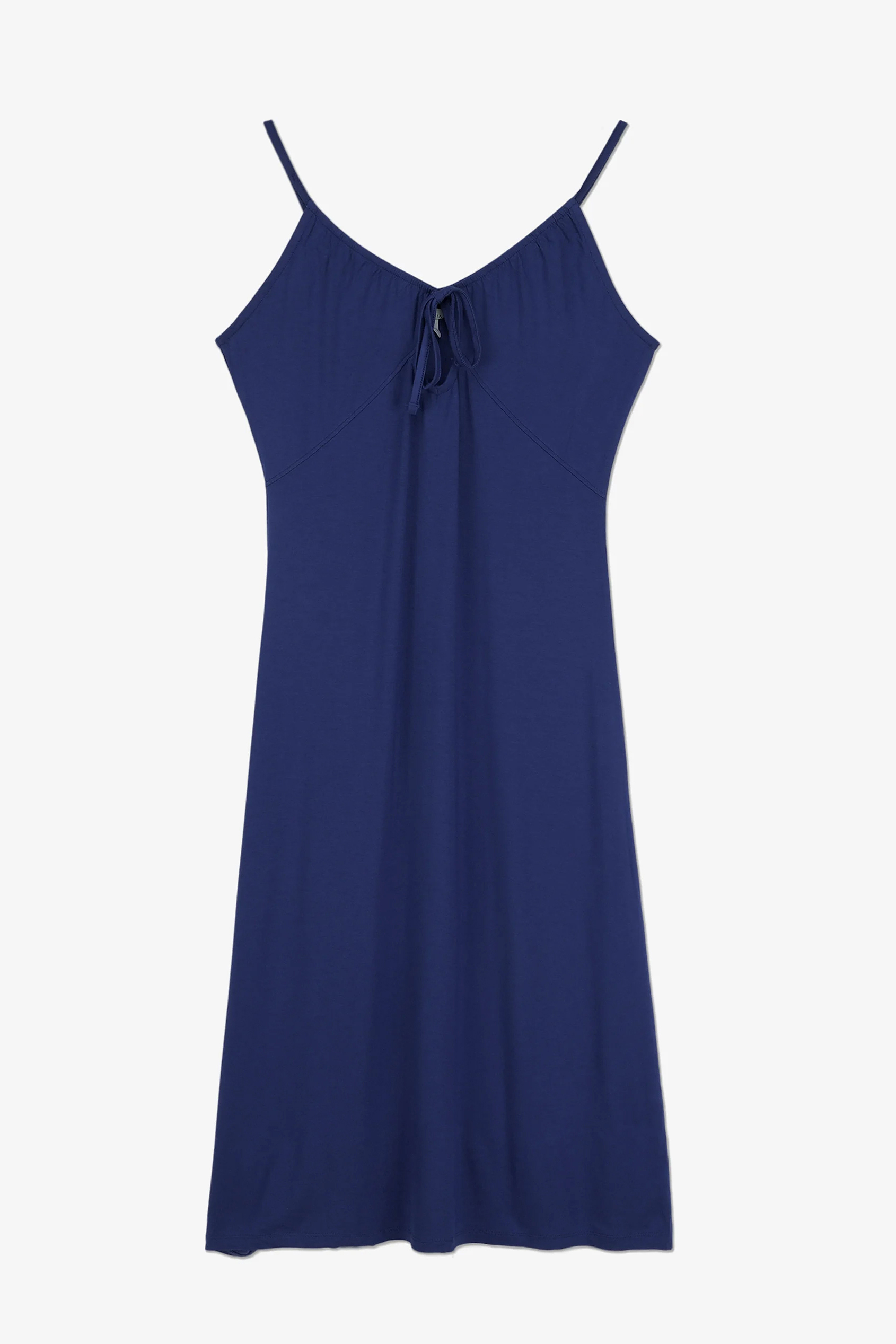 Strappy V-Neck Jersey Dress