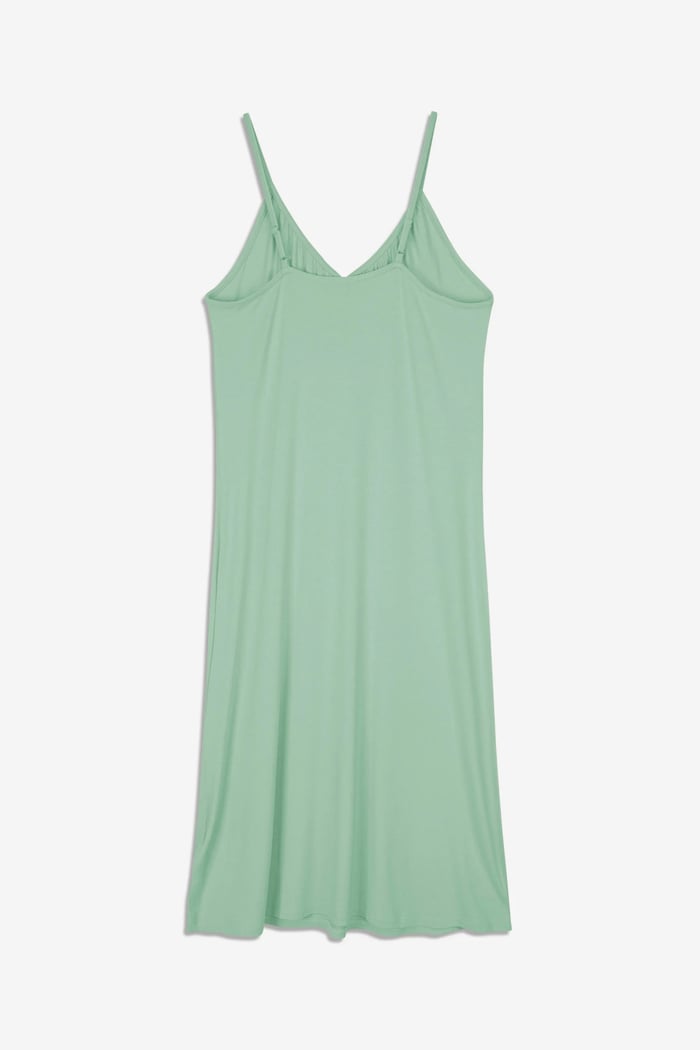 Strappy V-Neck Jersey Dress