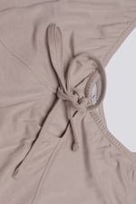 Strappy V-Neck Jersey Dress